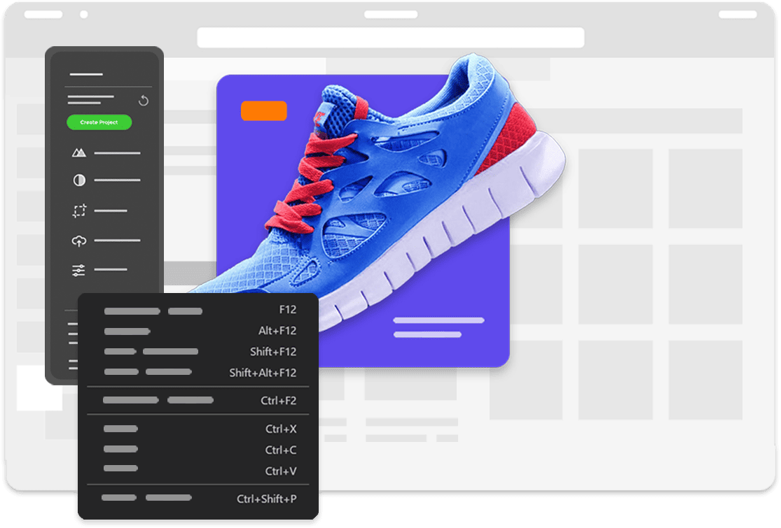 OLMO software interface illustration