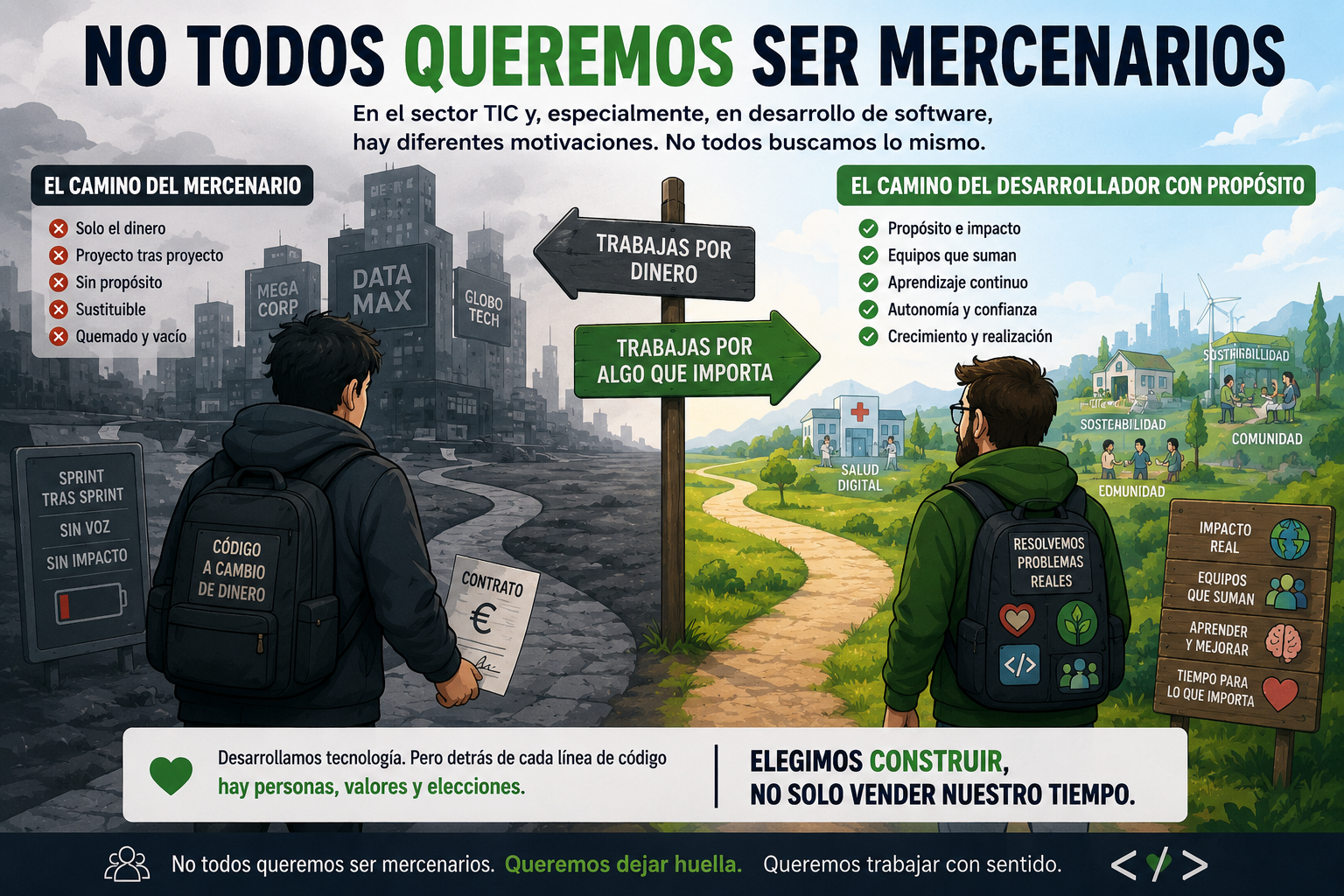 No todos queremos ser mercenarios