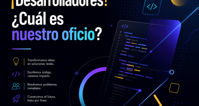 ¡Desarrolladores! ¿Cual es nuestro oficio?